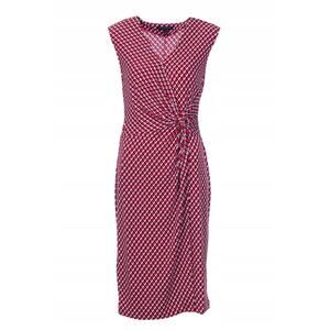 Banana Republic Red and White Midi Dress